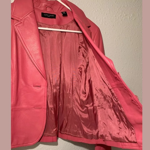 NWOT Valerie Stevens 100% Leather Jacket Size MP - Picture 5 of 6
